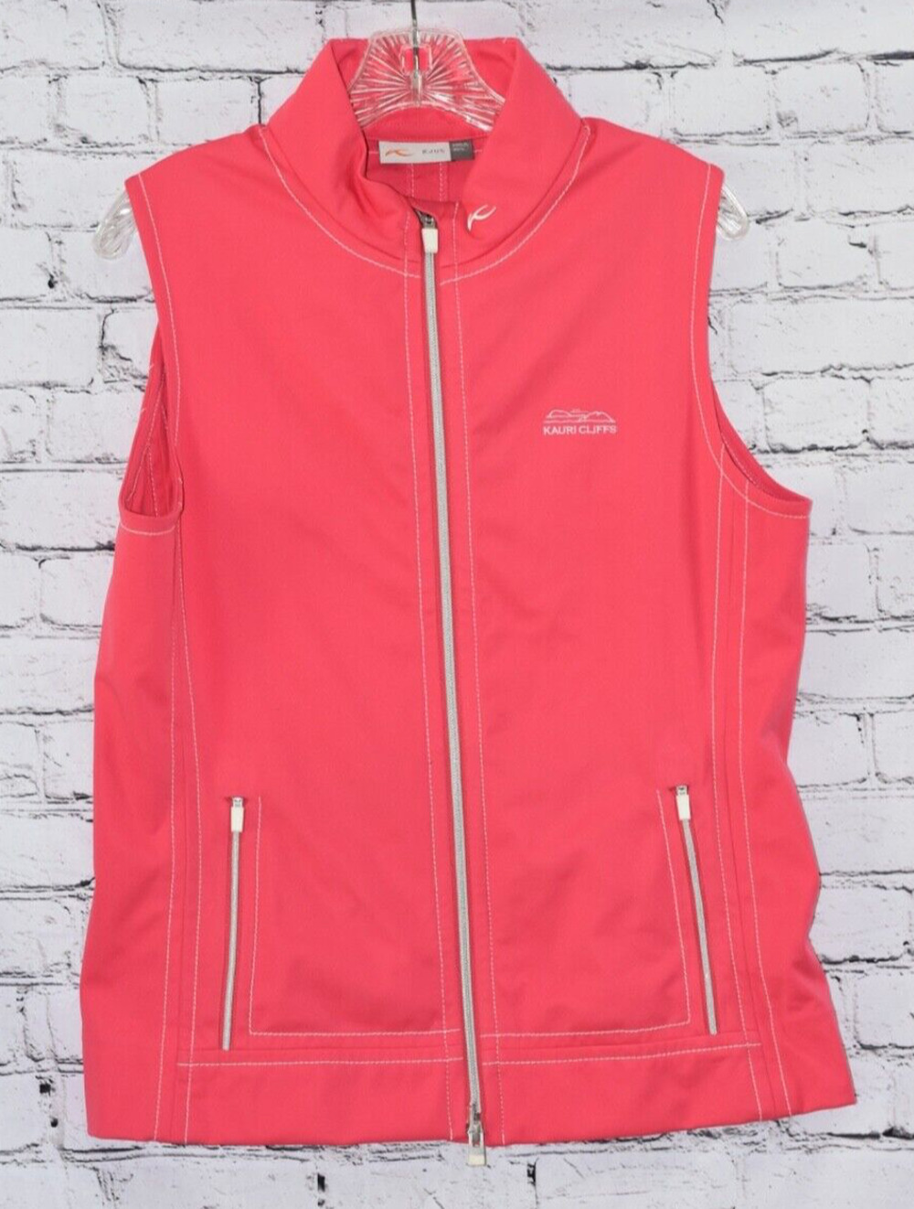 KJUS Women's 40/L Full Zip Thermal Core Stretch Golf Drew SoftShell Vest NEW!!